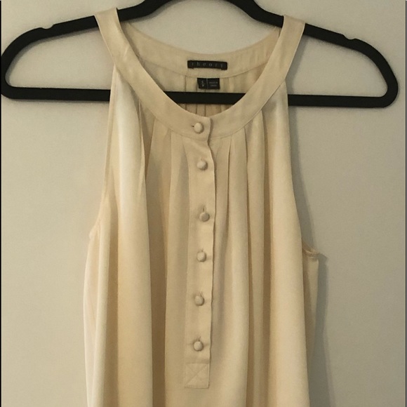 Theory Silk Halter Neckline A-line Top - Picture 2 of 8